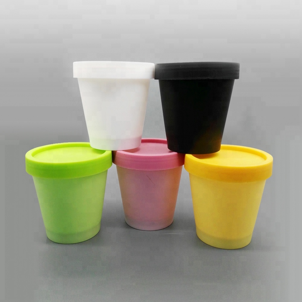 50G 100G 200G colorful widemouth cone sheet bucket bottle cream jar plastic PP