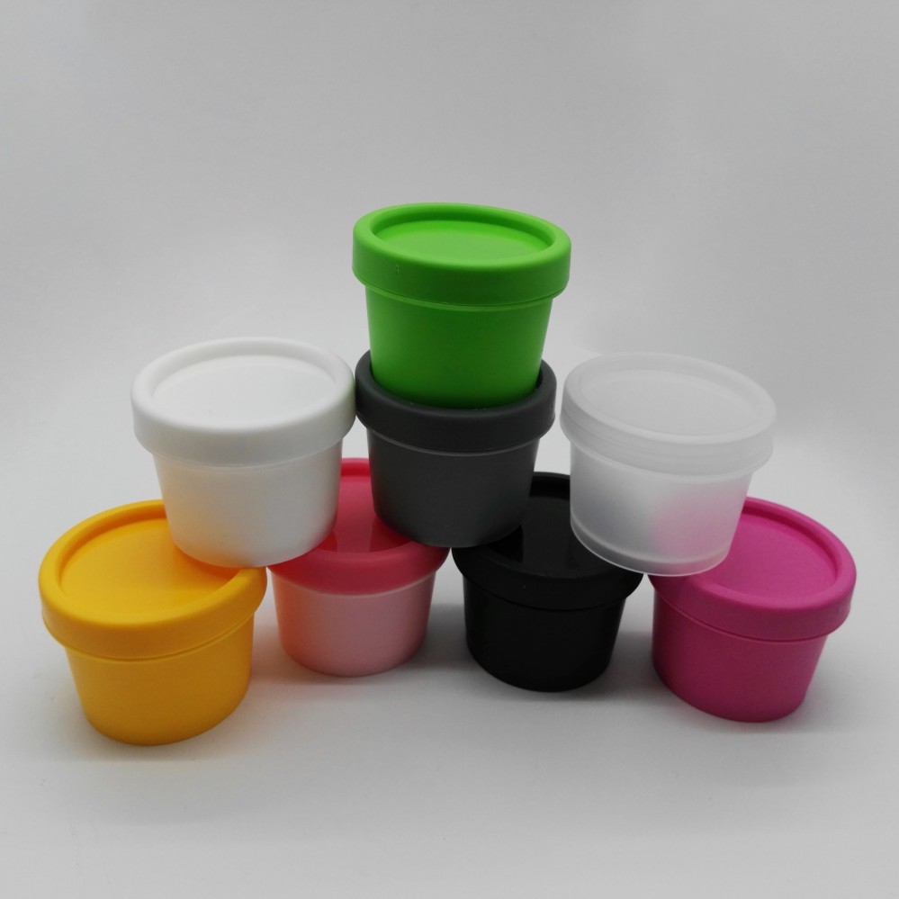 50G 100G 200G colorful widemouth cone sheet bucket bottle cream jar plastic PP