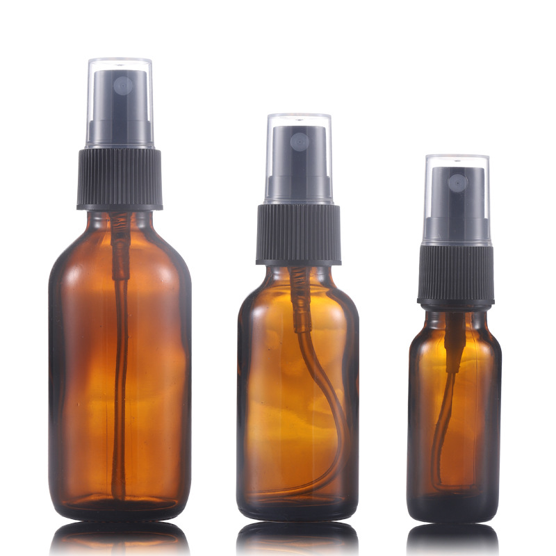 50G 50Ml 60Ml 100Ml 120Ml 150Ml 200Ml 250Ml 500Ml Empty Clear Brown Amber Glass Pump Spray Jars Bottle Vials