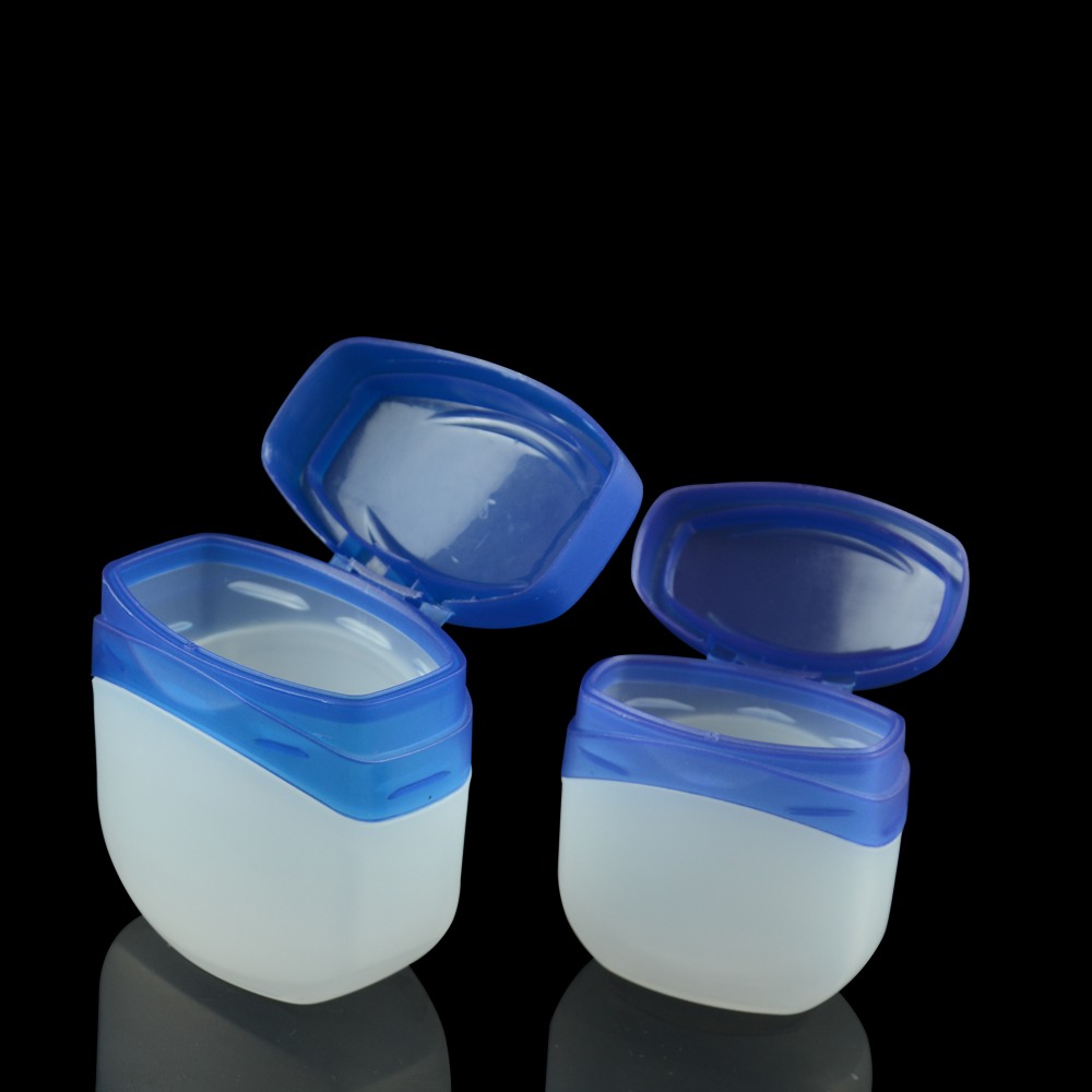 50G BPA Free Wholesale empty plastic pp jars personal skin care cosmetic cream lip blam jar