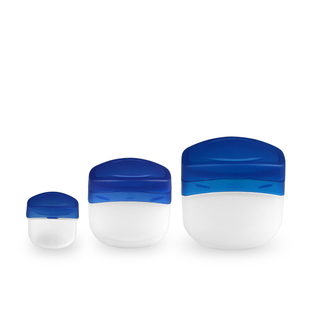 50G BPA Free Wholesale empty plastic pp jars personal skin care cosmetic cream lip blam jar