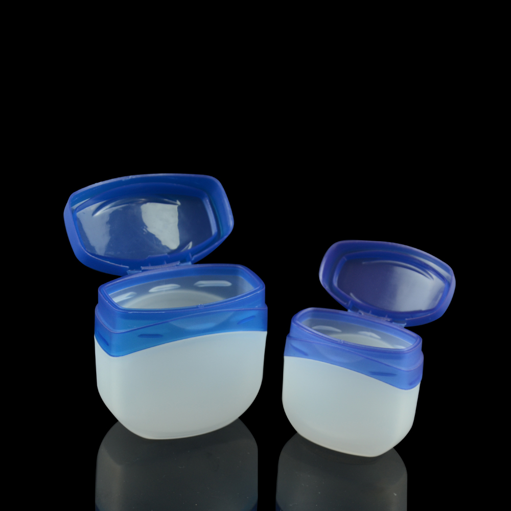 50G BPA Free Wholesale empty plastic pp jars personal skin care cosmetic cream lip blam jar