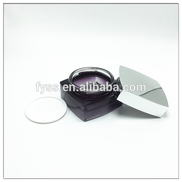 50G empty glass cosmetic packaging whipped cream jar wholesale