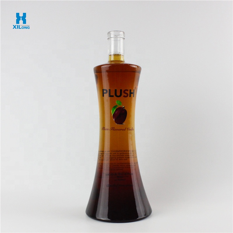 50ML 500ML 700ML 750ML 1000ML Customized Empty Glass Liquor Bottles Sale