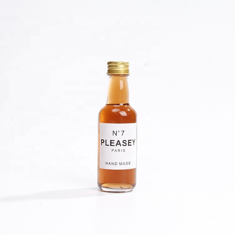 50ML Mini Glass Bottles with Screw Cap