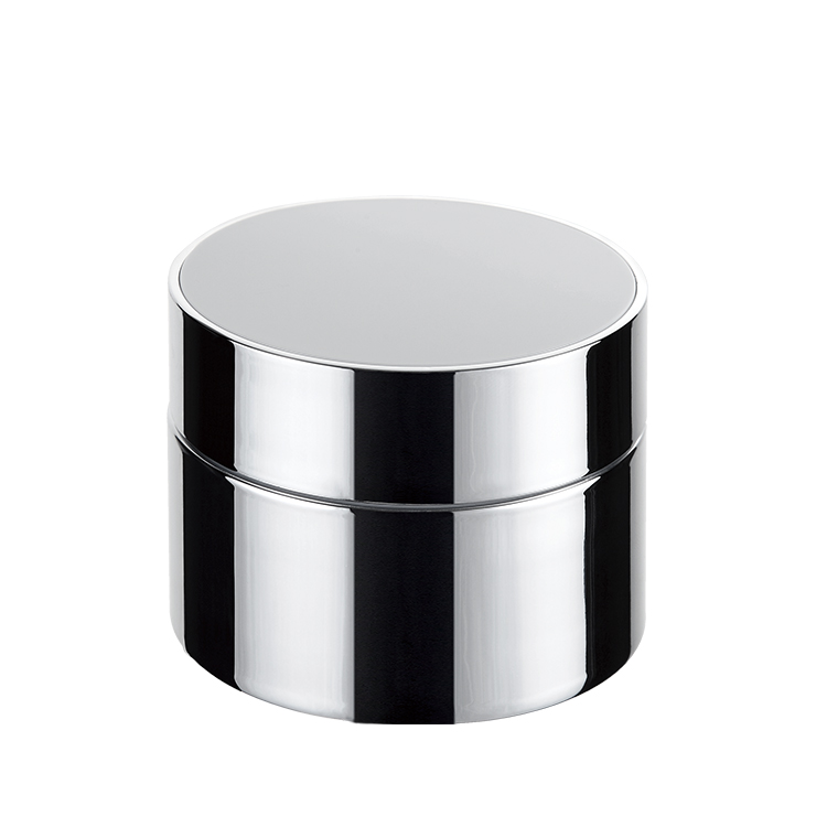 50ML Wholesale Hot Selling Low Price empty round silver cosmetic cream jar