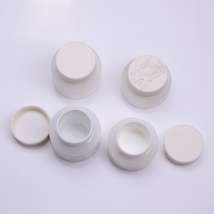 50ML100ML white pearlescent double-layer thick-walled jar, face cream and body milk plastic packaging jar