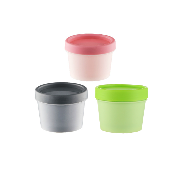 50Ml 100Ml 200Ml 250M Colored Luxury Plastic Face Cream Jar Pp Cosmetic Cream Jar