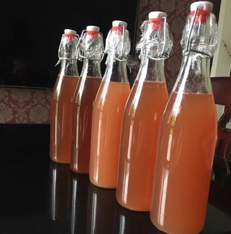 50Ml Swing Top Airtight Sealed Glass Bottles With Buckles Lid For Oil Wine Vinegar