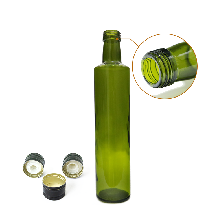 50cl bouteille en verre huile 500ml glass bottle with screw cap CY-176
