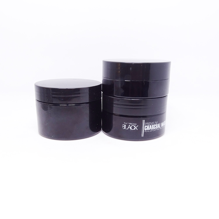 50g 100g 150g 200g 250g 500g 1000g black matte plastic canning pet jar for cosmetic cream