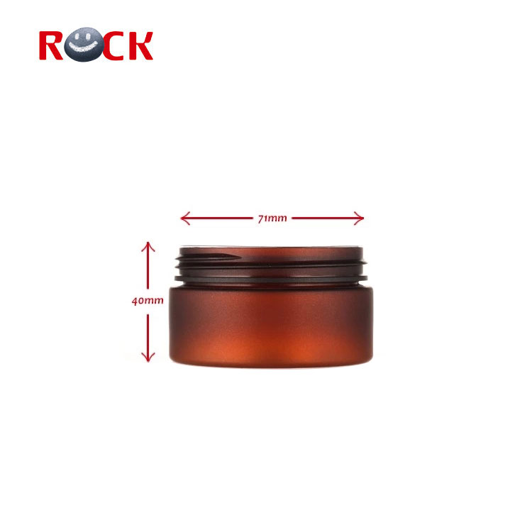 50g/100g/150g/200g/250g PET brown cream jar