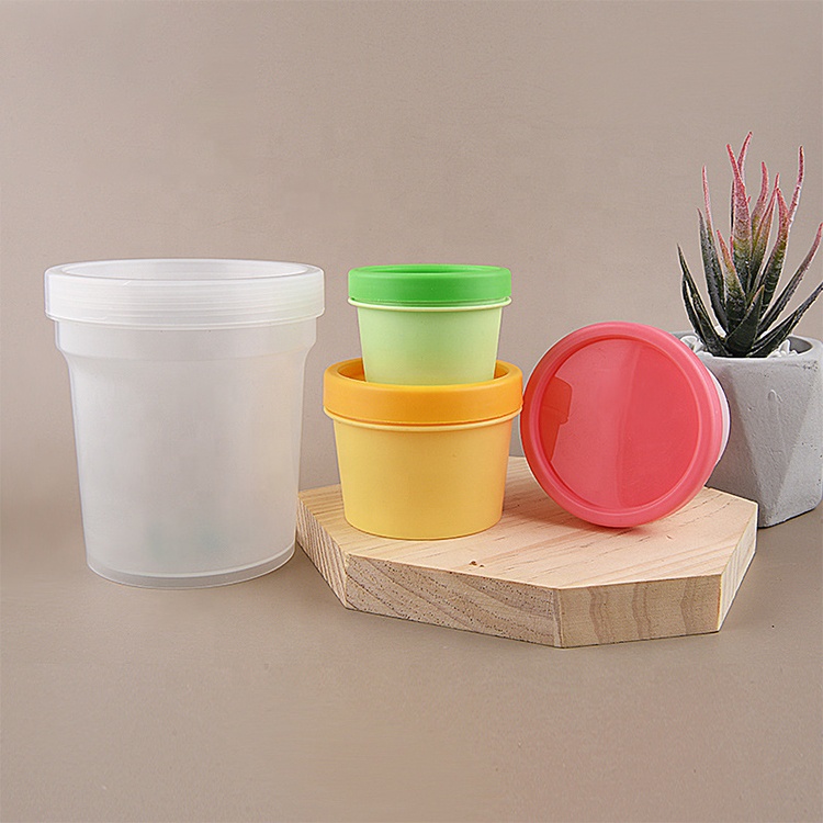 50g 100g 200g Cosmetic Jar Cream Container Pot Plastic Inner Lids Mask Containers Packaging