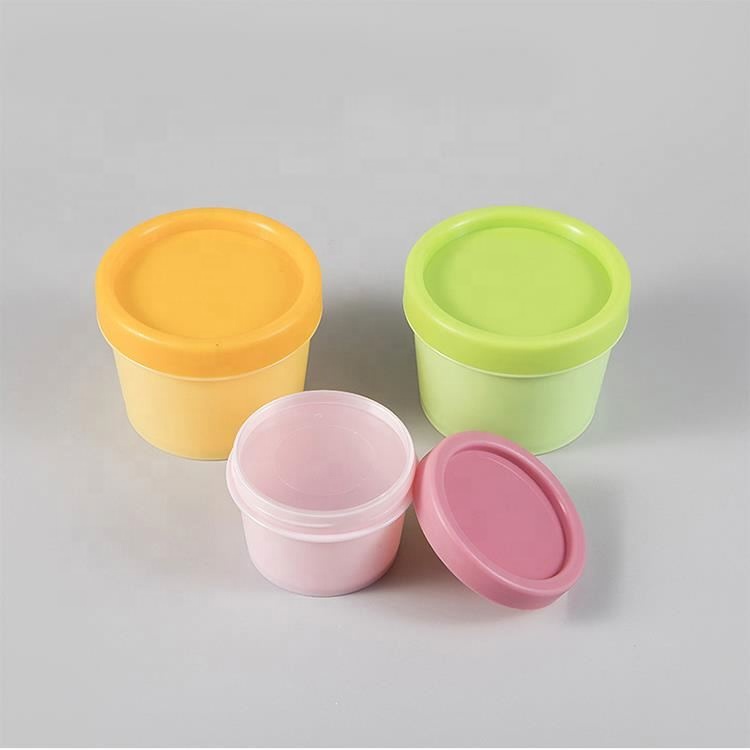 50g 100g 200g Cosmetic Jar Cream Container Pot Plastic Inner Lids Mask Containers Packaging