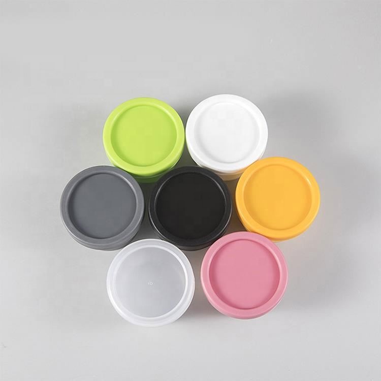 50g 100g 200g Empty Cosmetic Containers Colored Mask Cream Jar With Screw Cap Cosmetic Package