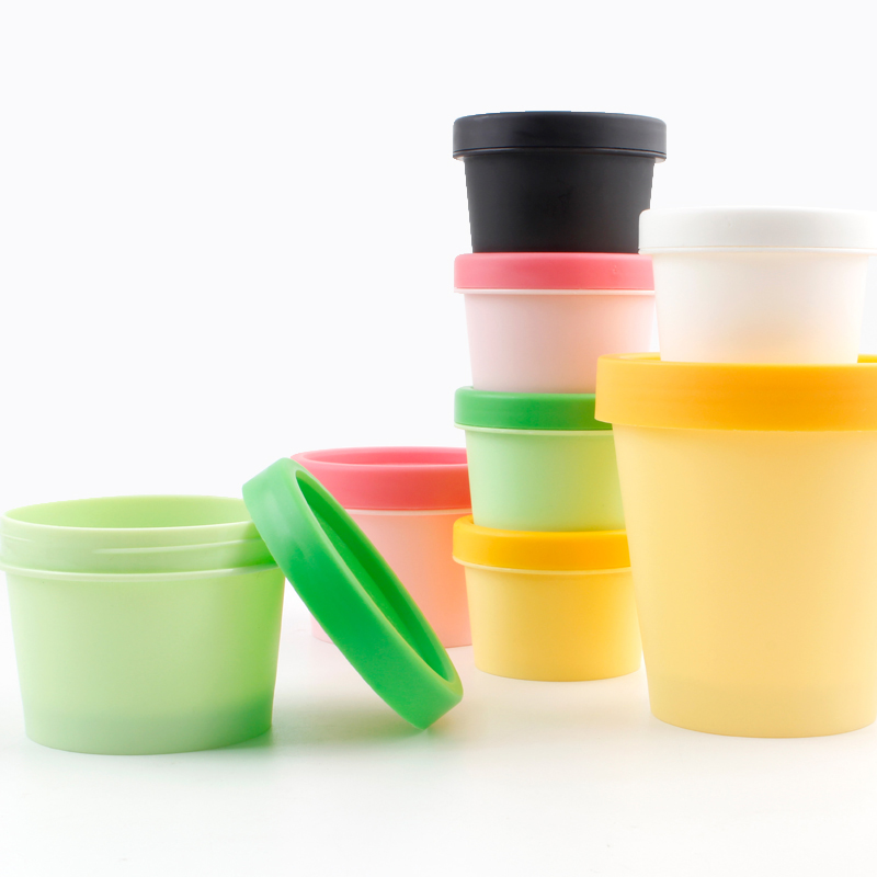 50g 100g 200g PP colorful empty facial face cosmetic packaging container