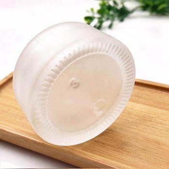 50g 100g 200g clear frosted cosmetic glass jars for face cream