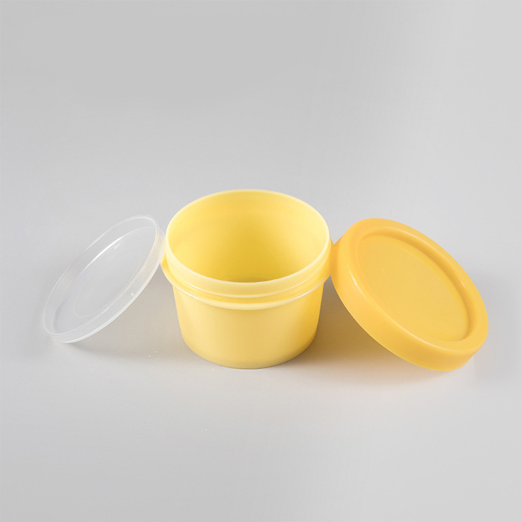 50g 100g 200g colorful mask bucket bottle cream jars plastic PP containers cosmetic jar