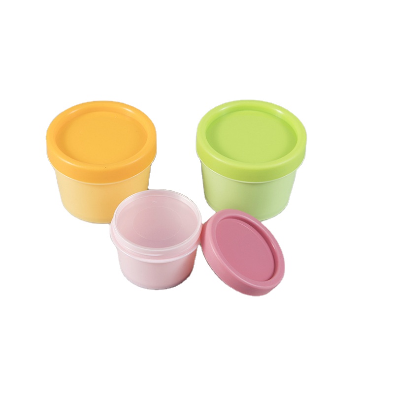 50g 100g 200g colorful mask bucket bottle cream jars plastic PP containers cosmetic jar