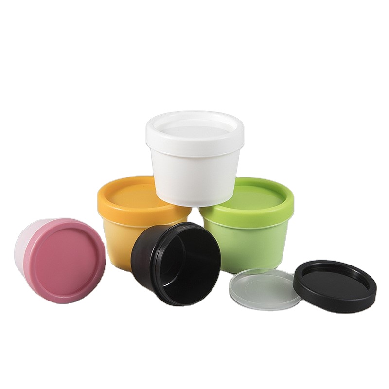 50g 100g 200g cosmetic container makeup skin care sample jar PS clear plastic jar