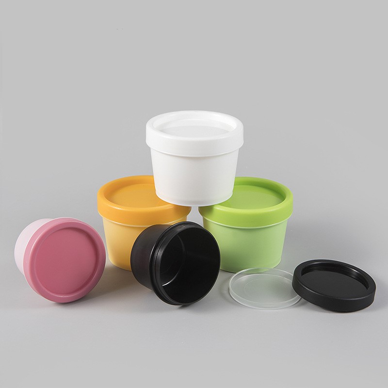 50g 100g 200g cosmetic container makeup skin care sample jar PS clear plastic jar