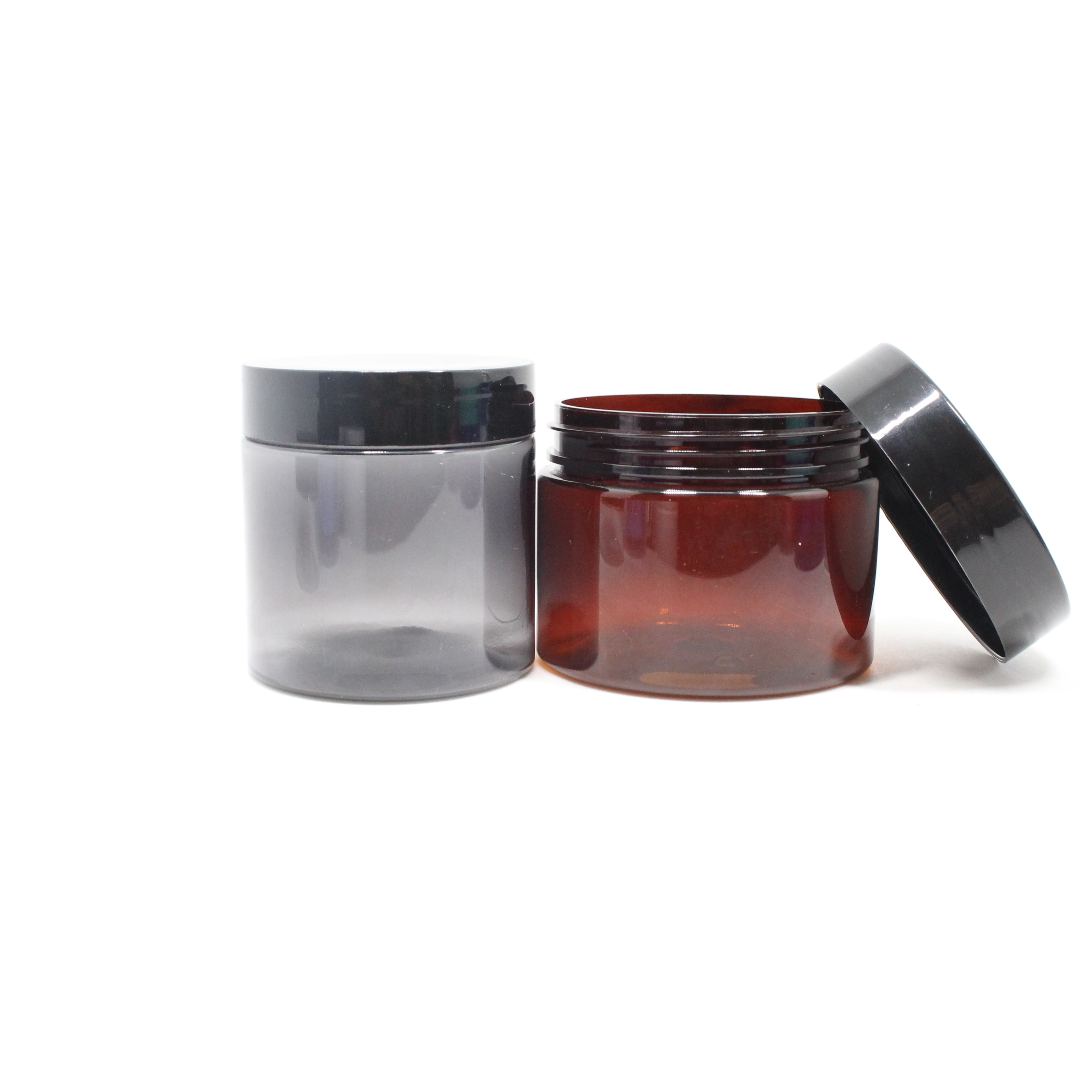 50g 100g 200g frosted transparent bath salt scrub jar,coffee scrub container, pet plastic spice jars