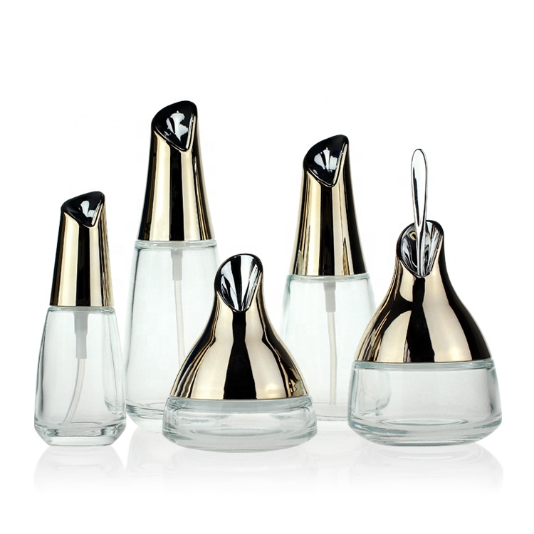 50g 100g 50ml 120ml 150ml Skincare Cosmetic Bottle Packaging Container Manufacturer Wholesale Glass PUMP Sprayer,cap and Pump