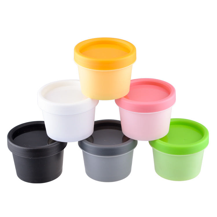 50g 100g Cosmetic Empty Pot Vacuum Pot Colored 50ml 100ml Cosmetic Jar for PP Plastic Cosmetic Jar