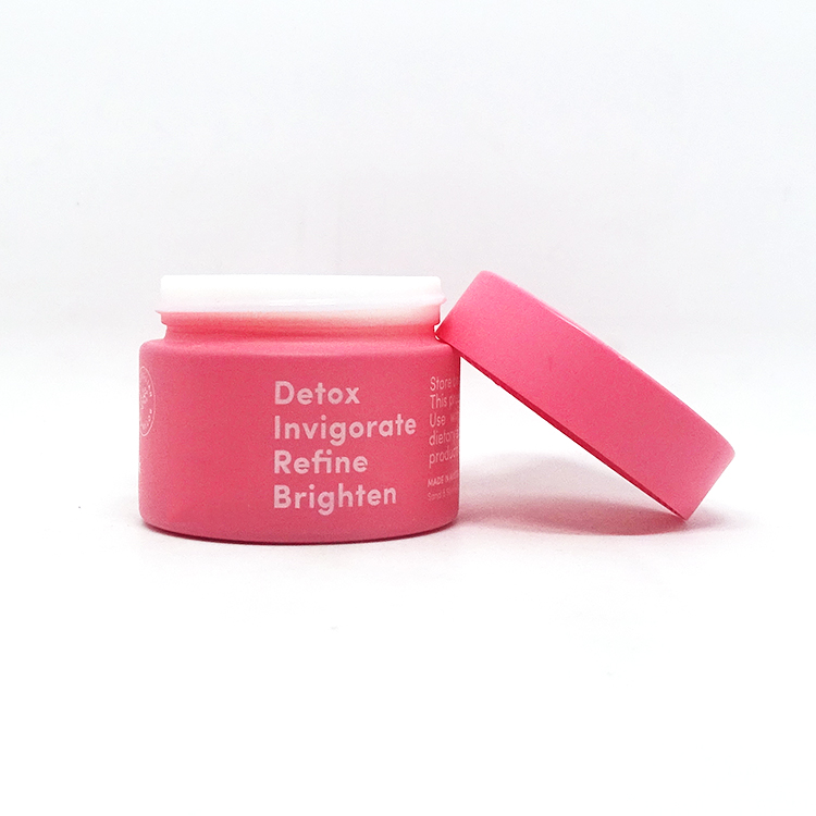 50g 100g baby pink ceramic cosmetic packaging white porcelain jar