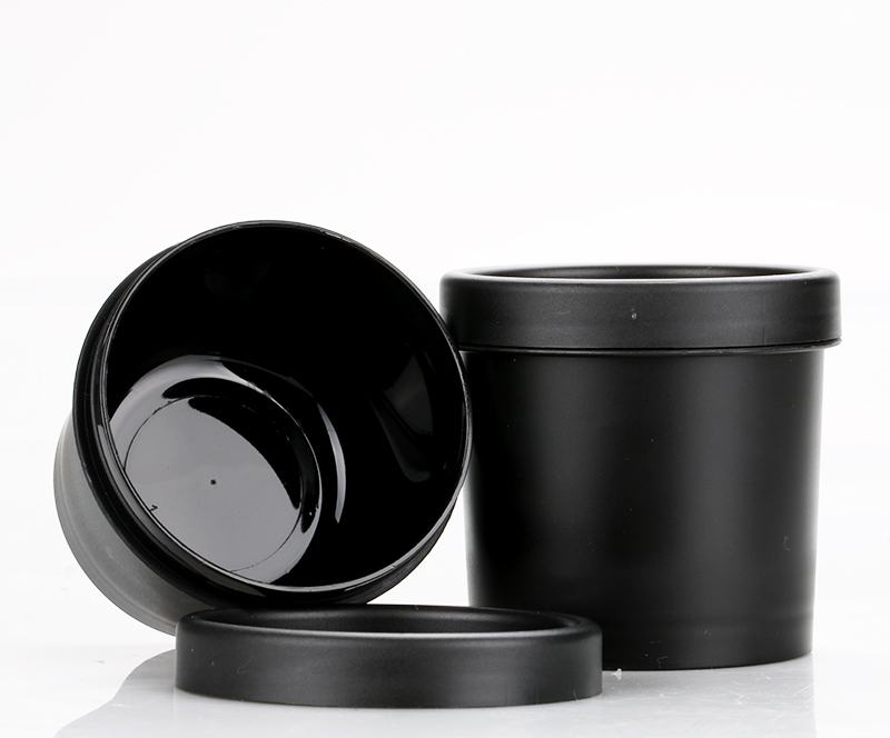 50g 100g cheap black cosmetic plastic cream container jar empty body cream container for color gel