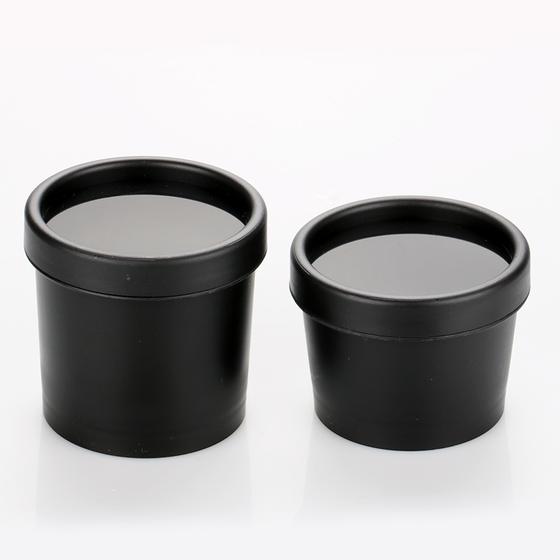50g 100g cheap black cosmetic plastic cream container jar empty body cream container for color gel