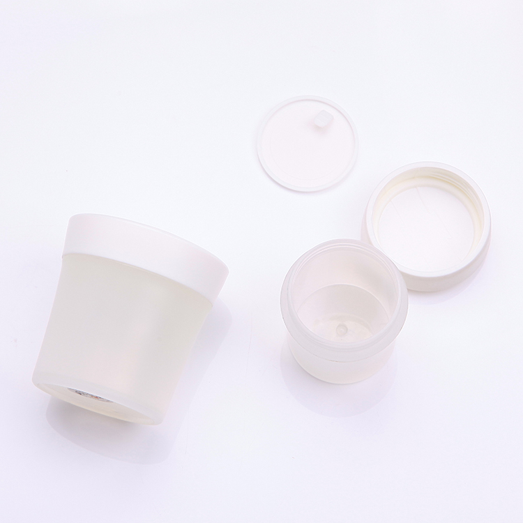 50g 100g ice cream shaped cream jar customized color high quality hot sale plastic packaging jar