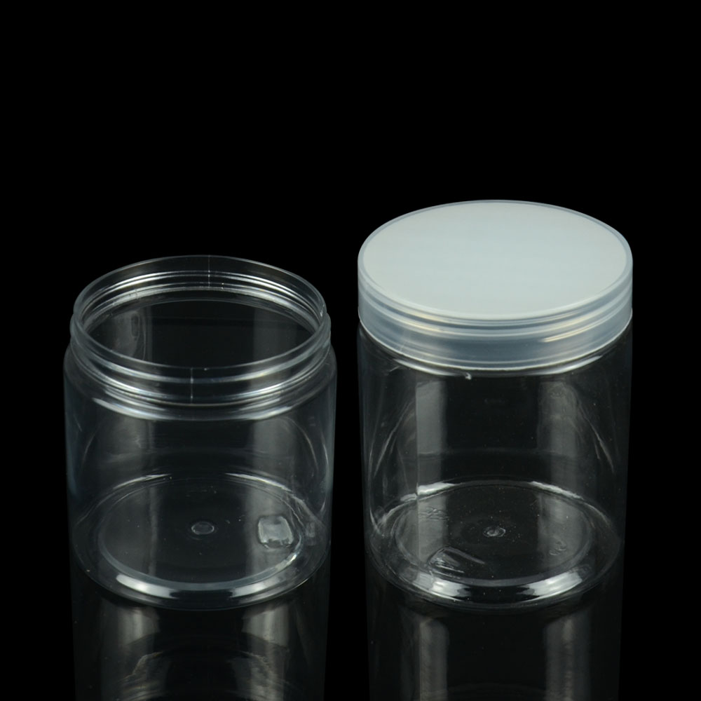 50g 120g 150g 200g 250g 300g 500g thick wall high clear PET jar for cosmetic cream