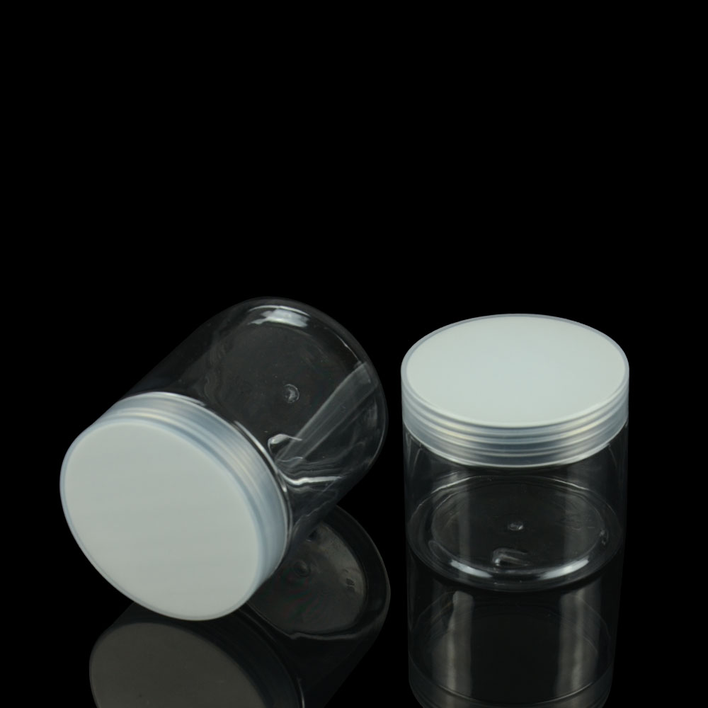 50g 120g 150g 200g 250g 300g 500g thick wall high clear PET jar for cosmetic cream