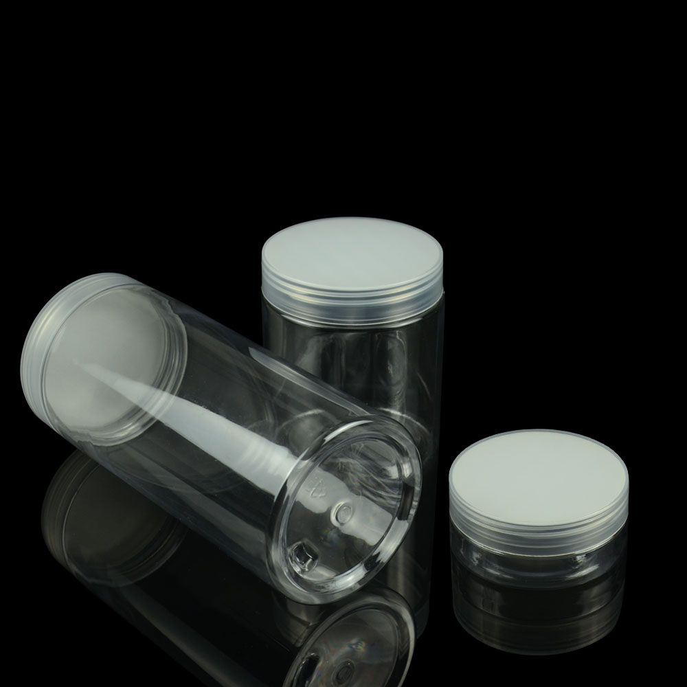 50g 120g 150g 200g 250g 300g 500g thick wall high clear PET jar for cosmetic cream