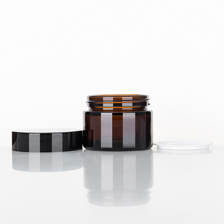 50g 120g Round Clear Pet Plastic Latch Lid Cosmetic Storage Hermetic Jars