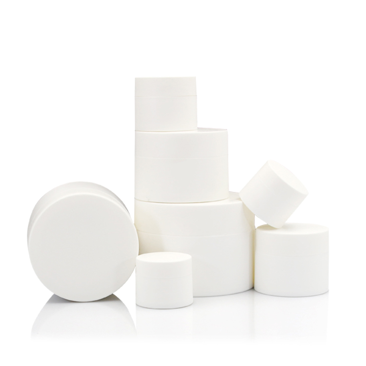 50g 1oz plastic frost cosmetic frosted jars and jar for cream skincare