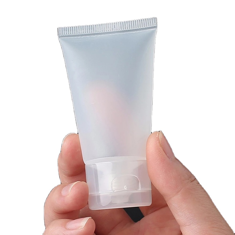 50g 30ml Empty matte Clear flip cover Plastic bottle Hand cream soft tube Facial cleanser Squeeze tube
