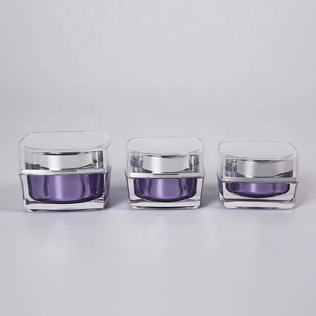 50g 50ml 1.7oz Cosmetic luxury skin care packaging moisturiser plastic container cosmetic jars for cream and lotion
