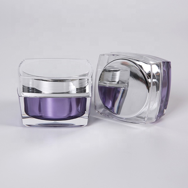 50g 50ml 1.7oz Cosmetic luxury skin care packaging moisturiser plastic container cosmetic jars for cream and lotion