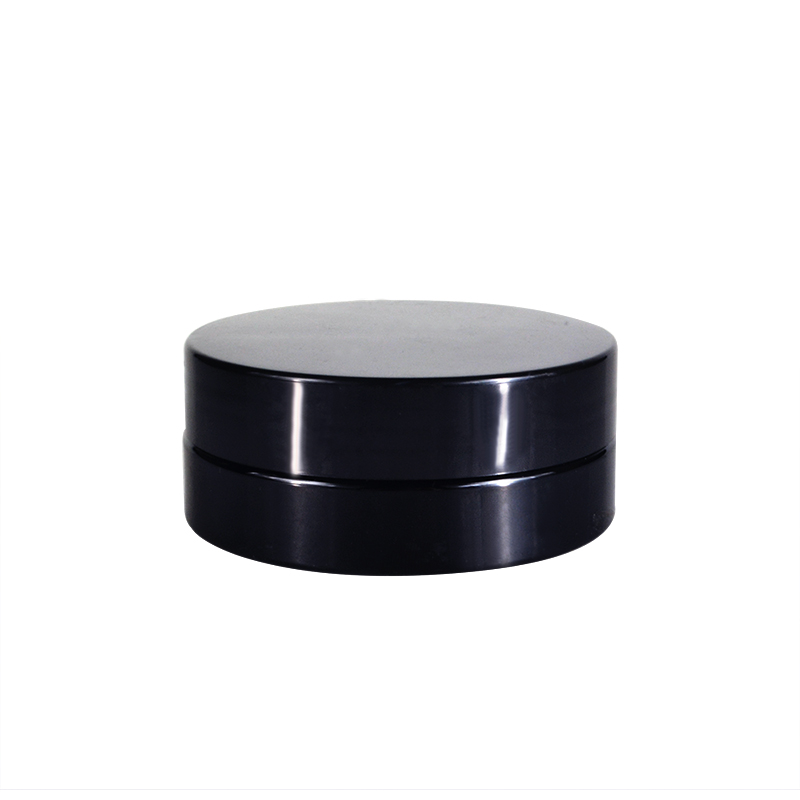 50g 60g 100g 200g 250g 300g 500g packaging cosmetics black plastic jar for cream