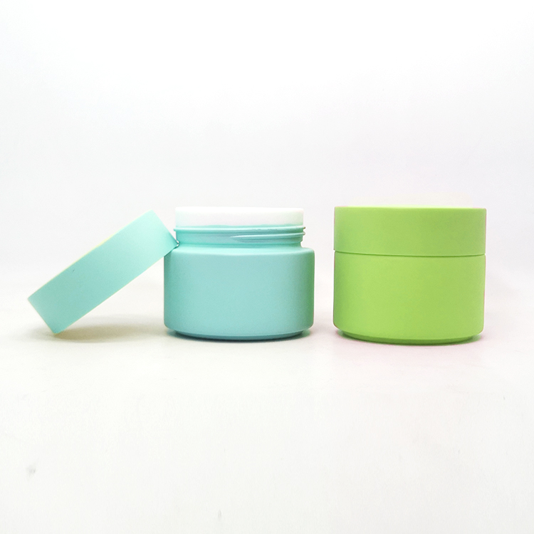 50g 60g cosmetic make up containers white porcelain glass jars cosmetic cream container 50ml 60ml face mask jar