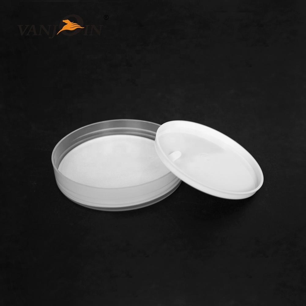 50g 80g 100g 120g 250g white round empty double-wall plastic jars for cosmetics wide mouth plastic empty body scrub container