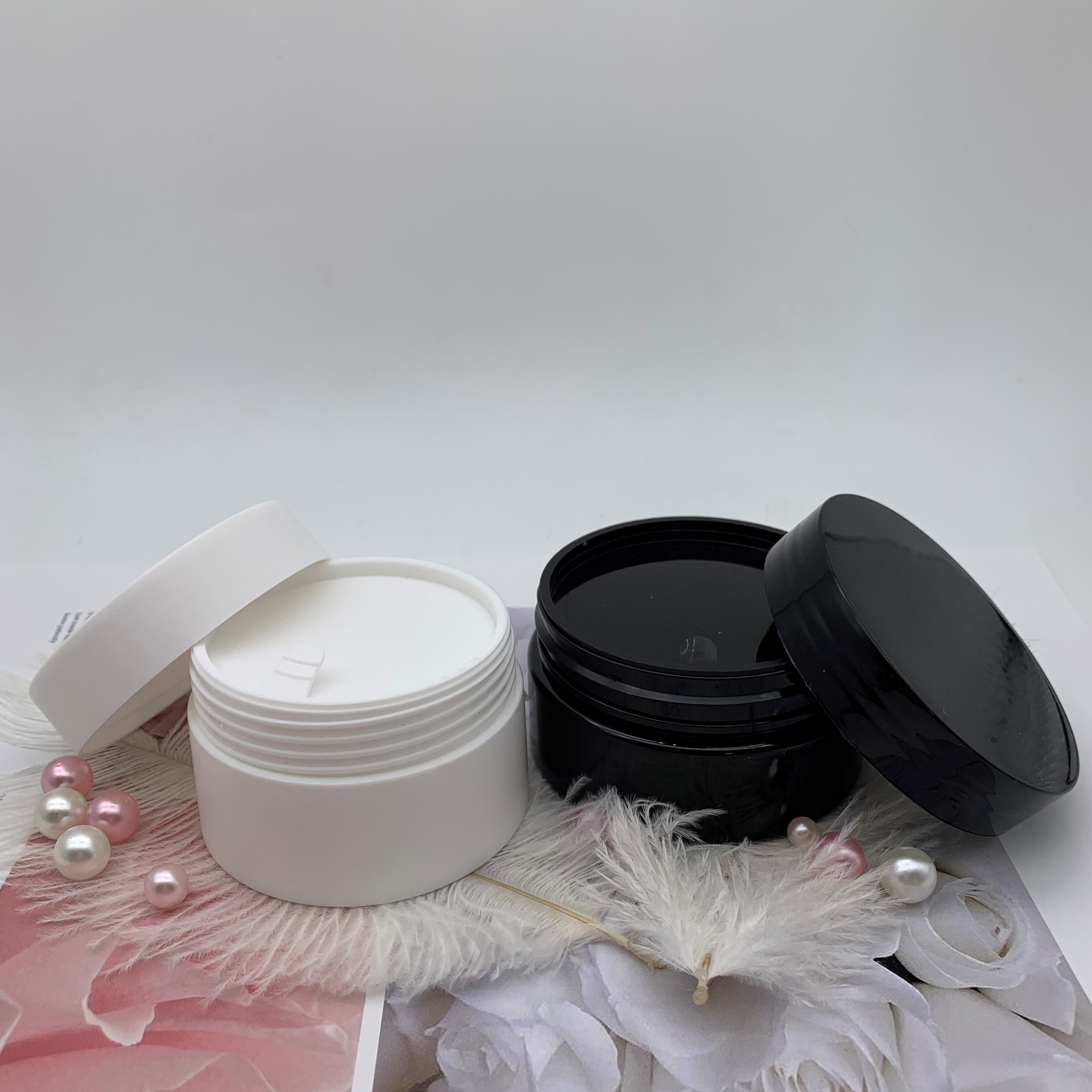 50g 80g 100g Plastic Cream Jar PP PET Plastic Jar Skin Care Cream Jar