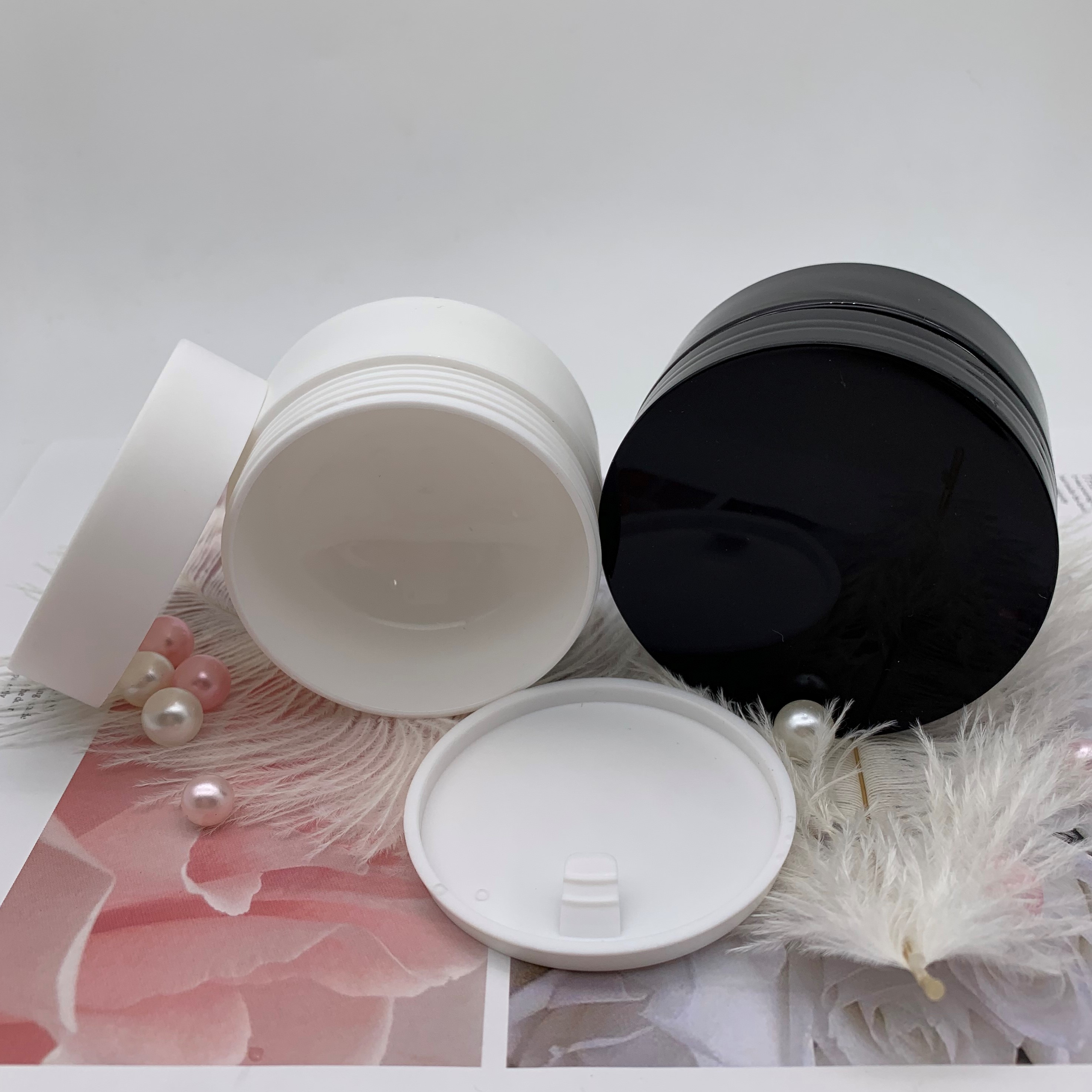 50g 80g 100g Plastic Cream Jar PP PET Plastic Jar Skin Care Cream Jar