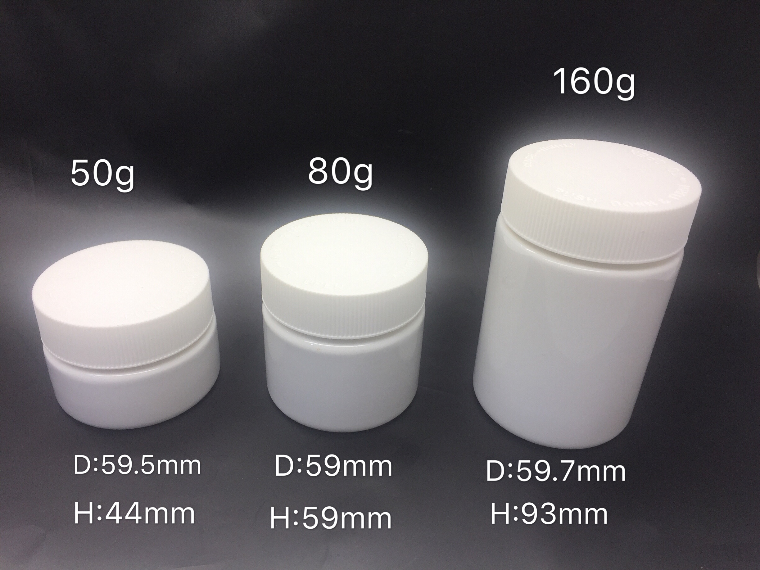 50g CRC PET jar cosmetic jar
