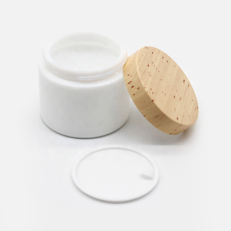 50g Cosmetic glass jars cream jars for skin care cream wide mouth jar made in china