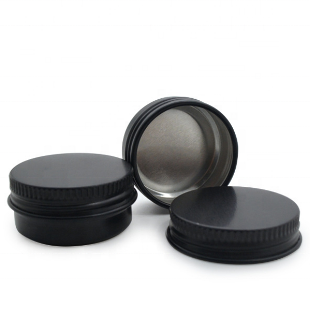 50g Cream Container And Packaging Metal aluminum Box Tin Can Aluminum Cosmetic Jar With Screw Top