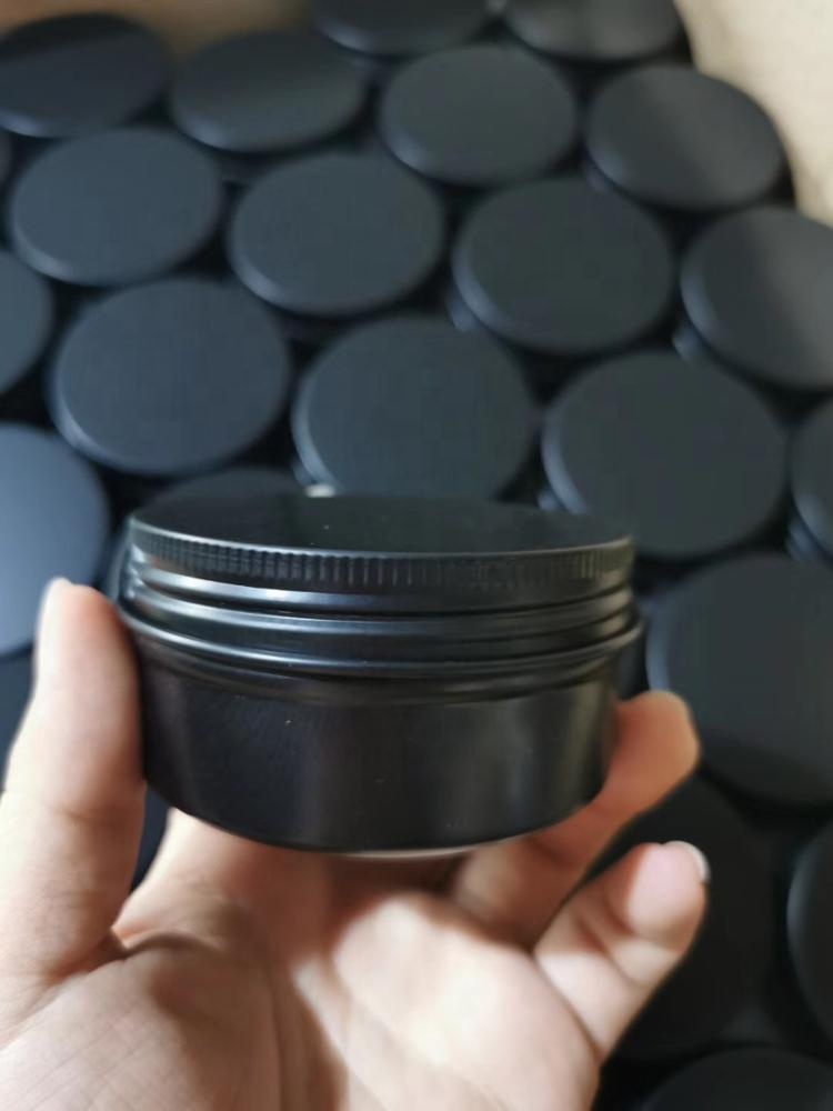 50g Cream Container And Packaging Metal aluminum Box Tin Can Aluminum Cosmetic Jar With Screw Top