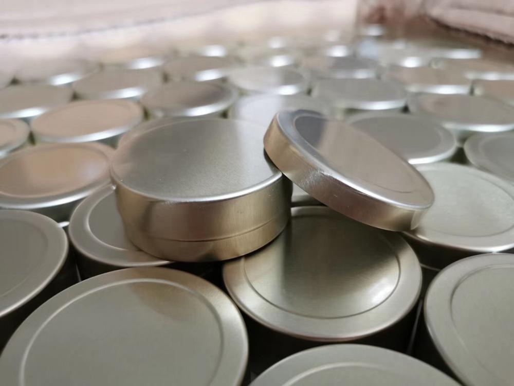 50g Cream Container And Packaging Metal aluminum Box Tin Can Aluminum Cosmetic Jar With Screw Top